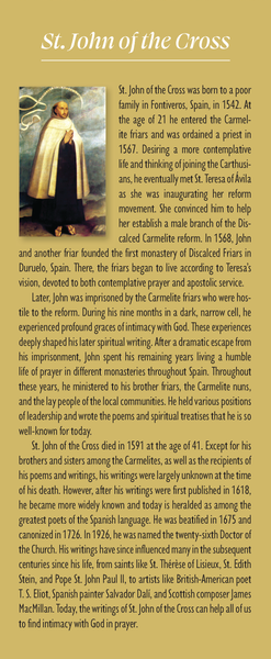 The Prayer of Loving Attention: Saint John of the Cross (Packet of 25 Brochures)