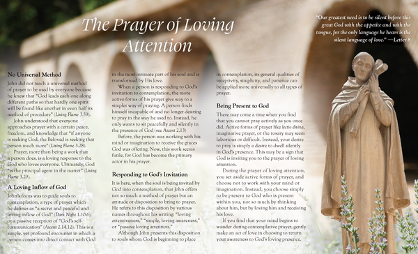 The Prayer of Loving Attention: Saint John of the Cross (Packet of 25 Brochures)