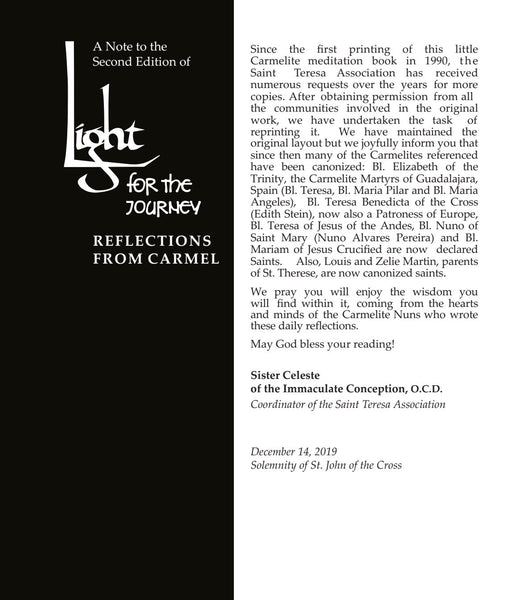 Light for the Journey: Reflections from Carmel (Second Edition)