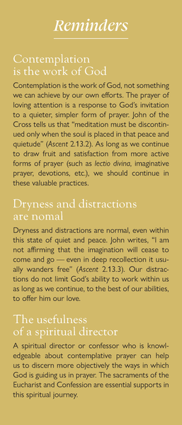 The Prayer of Loving Attention: Saint John of the Cross (Packet of 25 Brochures)