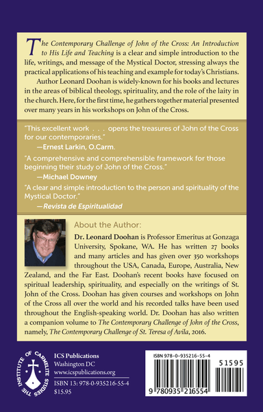 The Contemporary Challenge of St. John of the Cross: An Introduction to His Life and Teaching